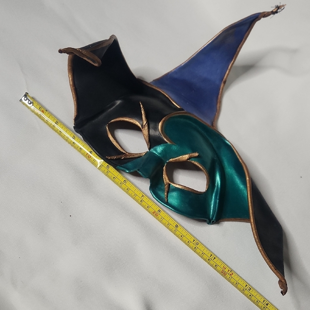 Leather Jester Mask - Picture 15 of 15